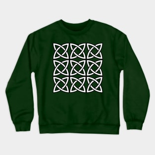 Solomons Knot Interwoven Circular Pattern Crewneck Sweatshirt